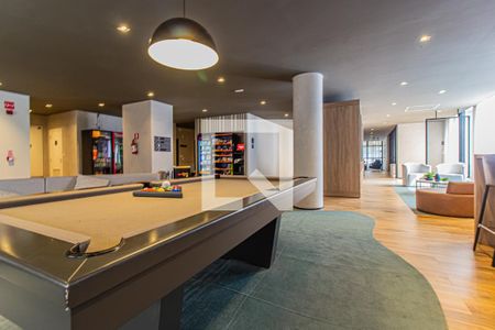 Studio para alugar com 25m², 1 quarto e sem vaga Studio para alugar com 25m², 1 quarto e sem vagaÁrea comum - Salão de Jogos