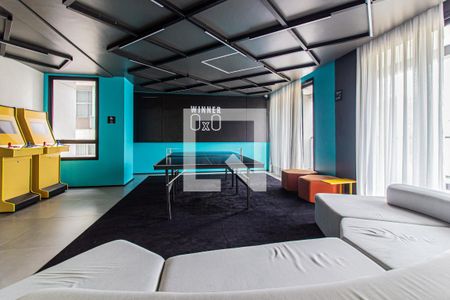 Studio para alugar com 25m², 1 quarto e sem vaga Studio para alugar com 25m², 1 quarto e sem vagaÁrea comum - Salão de Jogos