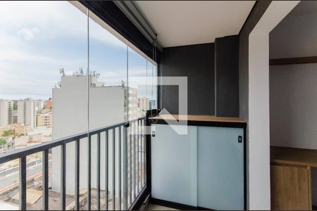 Varanda de kitnet/studio para alugar com 1 quarto, 25m² em Vila Mariana, São Paulo