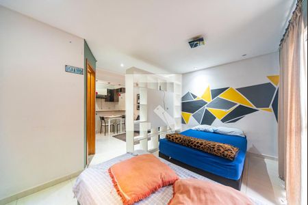 Quarto de apartamento à venda com 1 quarto, 90m² em Vila Alice, Santo André