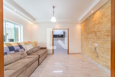 Sala de TV de casa para alugar com 3 quartos, 180m² em Vila Pires, Santo André