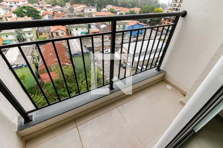 Varanda da Sala de apartamento para alugar com 2 quartos, 43m² em Jardim Monte Alegre, Taboão da Serra