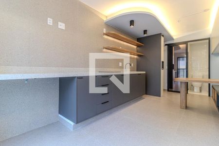 Studio à venda com 25m², 1 quarto e sem vagaCozinha