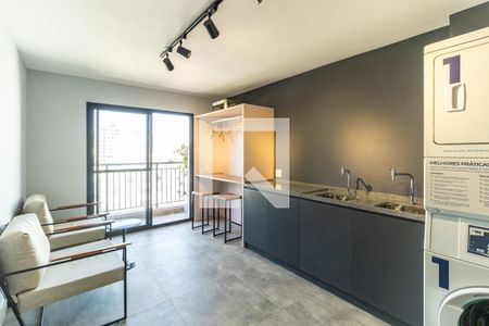 Studio à venda com 25m², 1 quarto e sem vagaLavanderia