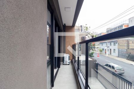 Varanda de kitnet/studio para alugar com 1 quarto, 28m² em Mooca, São Paulo