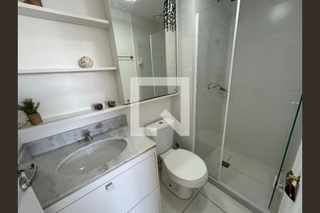 Banheiro da Suíte de apartamento para alugar com 2 quartos, 49m² em Del Castilho, Rio de Janeiro