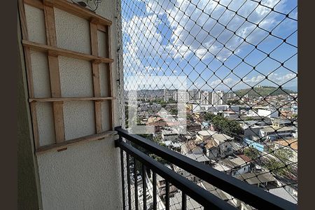 Varanda da sala de apartamento para alugar com 2 quartos, 49m² em Del Castilho, Rio de Janeiro