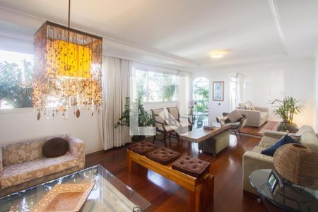 Sala de Estar de apartamento à venda com 5 quartos, 235m² em Campo Belo, São Paulo
