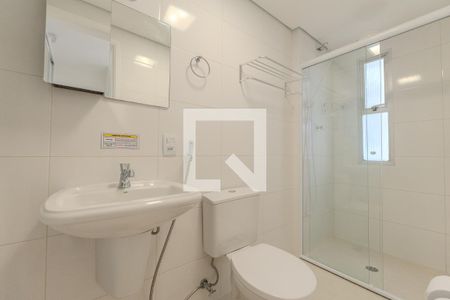 Banheiro de apartamento para alugar com 1 quarto, 30m² em Bela Vista, São Paulo
