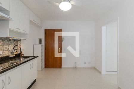 Sala/Cozinha de apartamento para alugar com 1 quarto, 30m² em Bela Vista, São Paulo