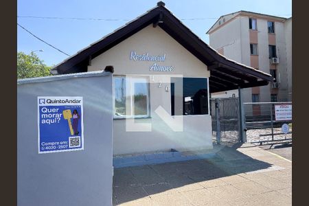 Apartamento para alugar com 48m², 2 quartos e 1 vagaplaquinha fachada