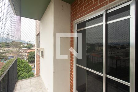 Varanda da Sala de apartamento à venda com 2 quartos, 70m² em Campo Grande, Rio de Janeiro