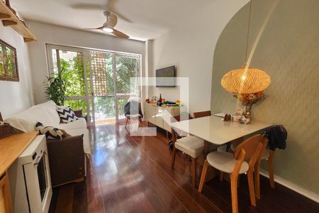 Sala de apartamento à venda com 2 quartos, 65m² em Humaitá, Rio de Janeiro