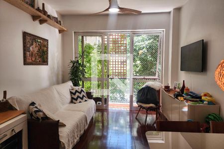 Sala de apartamento à venda com 2 quartos, 65m² em Humaitá, Rio de Janeiro