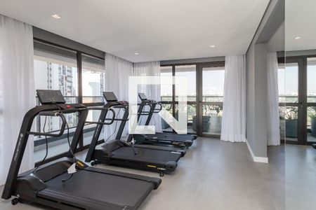 Studio para alugar com 28m², 1 quarto e sem vaga Studio para alugar com 28m², 1 quarto e sem vagaÁrea comum - Academia