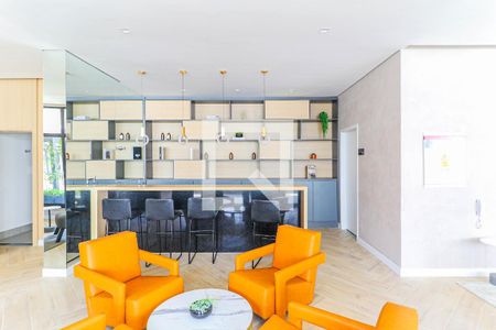 Studio para alugar com 28m², 1 quarto e sem vaga Studio para alugar com 28m², 1 quarto e sem vagaÁrea comum - Salão de festas