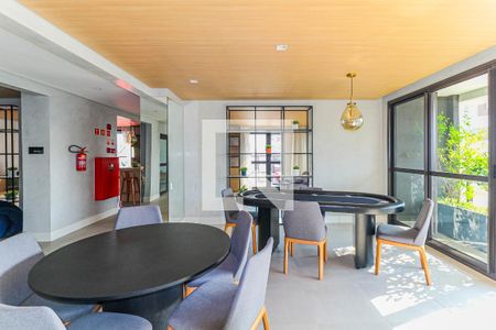 Studio para alugar com 28m², 1 quarto e sem vaga Studio para alugar com 28m², 1 quarto e sem vagaÁrea comum - Salão de jogos