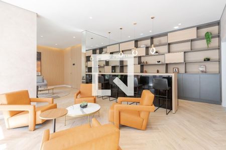 Studio para alugar com 28m², 1 quarto e sem vaga Studio para alugar com 28m², 1 quarto e sem vagaÁrea comum - Salão de festas
