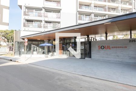 Studio para alugar com 28m², 1 quarto e sem vaga Studio para alugar com 28m², 1 quarto e sem vagaÁrea comum - Fachada