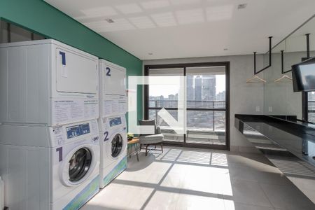 Studio para alugar com 28m², 1 quarto e sem vaga Studio para alugar com 28m², 1 quarto e sem vagaÁrea comum - Lavanderia