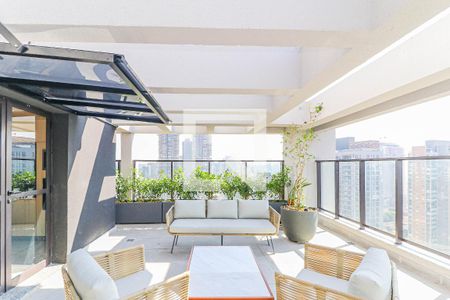 Studio para alugar com 28m², 1 quarto e sem vaga Studio para alugar com 28m², 1 quarto e sem vagaÁrea comum - Salão de festas