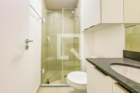Studio para alugar com 28m², 1 quarto e sem vaga Studio para alugar com 28m², 1 quarto e sem vagaBanheiro