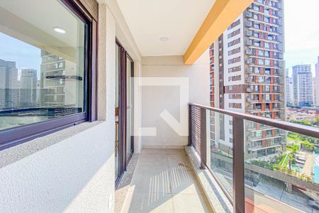 Studio para alugar com 28m², 1 quarto e sem vaga Studio para alugar com 28m², 1 quarto e sem vagaVaranda