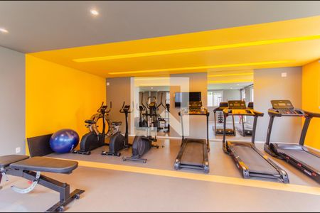 Apartamento para alugar com 37m², 2 quartos e 1 vaga Apartamento para alugar com 37m², 2 quartos e 1 vagaÁrea comum - Academia