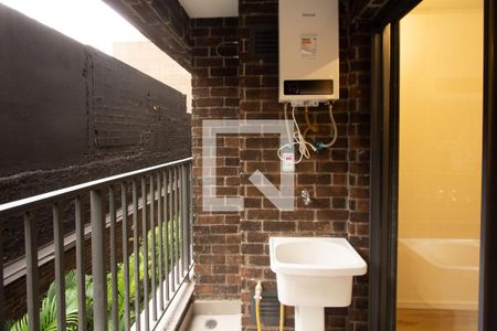 Varanda de apartamento para alugar com 1 quarto, 32m² em Indianópolis, São Paulo