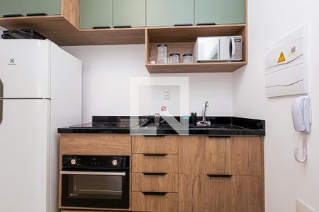 Cozinha de apartamento à venda com 1 quarto, 35m² em Consolação, São Paulo