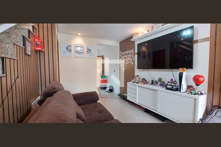 Sala de casa para alugar com 2 quartos, 86m² em Jardim Santo Alberto, Santo André