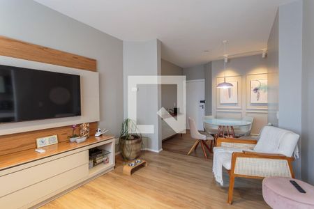 Sala de apartamento para alugar com 1 quarto, 55m² em Indianópolis, São Paulo