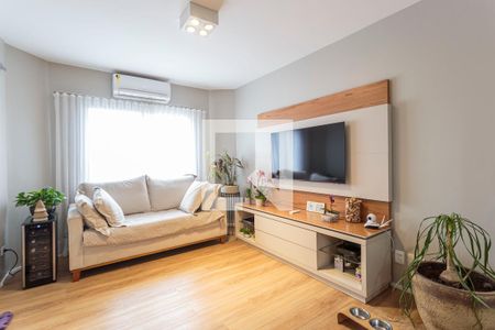 Sala de apartamento para alugar com 1 quarto, 55m² em Indianópolis, São Paulo