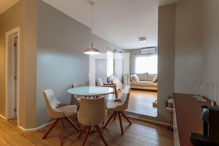 Sala de apartamento para alugar com 1 quarto, 55m² em Indianópolis, São Paulo