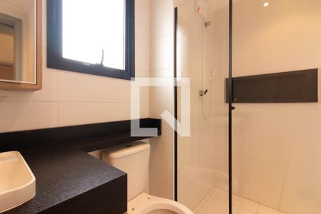 Studio para alugar com 25m², 1 quarto e sem vaga Studio para alugar com 25m², 1 quarto e sem vagaBanheiro