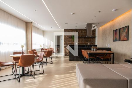 Studio para alugar com 23m², 1 quarto e sem vagaSalão gourmet