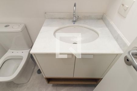 Banheiro de kitnet/studio à venda com 1 quarto, 24m² em Consolação, São Paulo