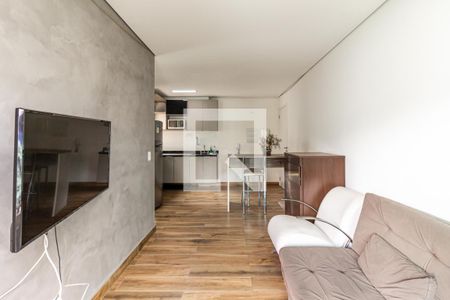 Sala de apartamento à venda com 1 quarto, 41m² em Santa Cecília, São Paulo