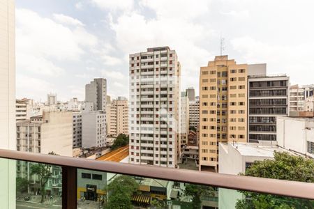 Vista da Varanda de apartamento à venda com 1 quarto, 41m² em Santa Cecília, São Paulo