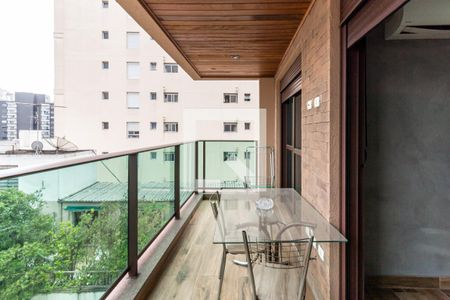 Varanda de apartamento à venda com 1 quarto, 41m² em Santa Cecília, São Paulo