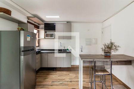 Cozinha de apartamento à venda com 1 quarto, 41m² em Santa Cecília, São Paulo