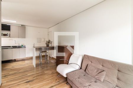 Sala de apartamento à venda com 1 quarto, 41m² em Santa Cecília, São Paulo