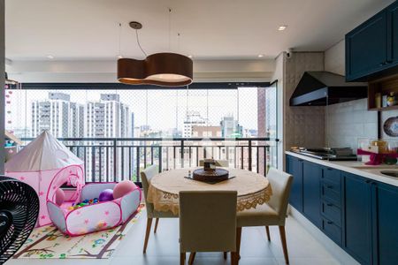 Sala/sacada de apartamento à venda com 3 quartos, 100m² em Vila Progredior, São Paulo