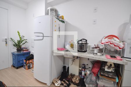 Cozinha de apartamento à venda com 1 quarto, 27m² em Vila Gustavo, São Paulo