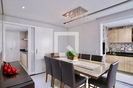 Sala de Jantar de apartamento à venda com 3 quartos, 154m² em Vila Regente Feijó, São Paulo