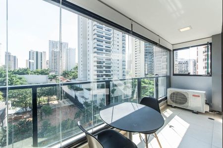 Varanda de apartamento para alugar com 1 quarto, 38m² em Campo Belo, São Paulo