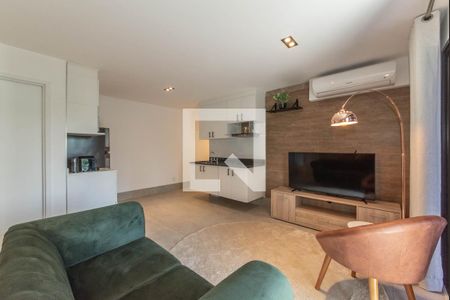 Sala de apartamento para alugar com 1 quarto, 38m² em Campo Belo, São Paulo