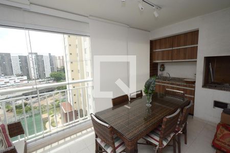 Varanda gourmet de apartamento à venda com 3 quartos, 114m² em Jardim Consórcio, São Paulo