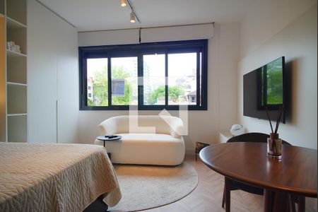 Sala - Quarto de kitnet/studio para alugar com 1 quarto, 27m² em Mont Serrat, Porto Alegre
