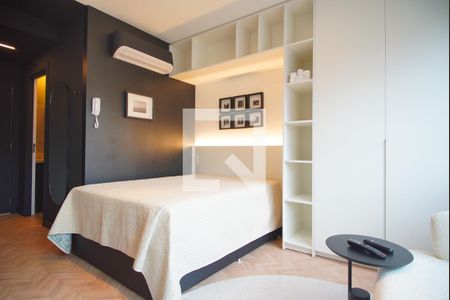 Quarto - Sala de kitnet/studio para alugar com 1 quarto, 27m² em Mont Serrat, Porto Alegre